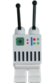 White Classic Space droid with a computer panel - sp137
