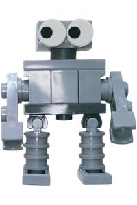 The Robot Classic Space Droid - Droid from Classic Space theme, light bluish gray with white eyes - sp138