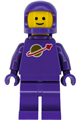The Dreamer wearing dark purple Classic Space suit with air tanks, updated helmet - sp139