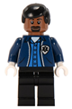 Ambulance Driver with dark blue torso with EMT Star of Life logo, black legs, black male hair - spd023