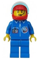 Launch Command - Crew, Red Helmet, Trans-Light Blue Visor - splc005