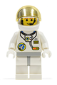 Space Port - Astronaut C1, White Legs, White Helmet, Gold Large Visor - spp016