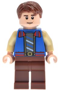 Will Byers Minifigure - Will Byers wearing a blue jacket and reddish brown legs - st013