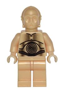 C-3PO Minifigure - Pearl Light Gold C-3PO - sw0010