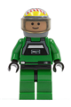 Rebel Pilot A-wing - light nougat head, trans-black visor, green flight suit - sw0031a