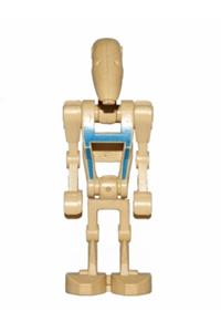 Battle Droid Pilot with tan torso with blue insignia sw0065