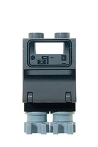 Gonk Droid Minifigure - GNK Power Droid with a dark bluish gray body and light bluish gray legs - sw0073a