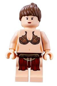 Princess Leia - light nougat, Jabba slave outfit, neck bracket with back stud sw0085