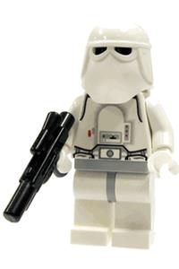 Snowtrooper, light bluish gray hips, white hands (Hoth Snowtrooper) sw0115