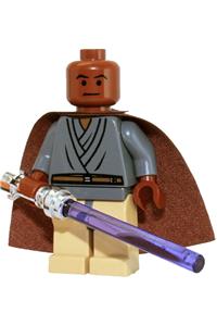 Mace Windu with Light-Up Lightsaber (trans-light purple lightsaber blade) sw0133