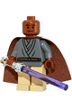 Mace Windu with Light-Up Lightsaber (trans-light purple lightsaber blade) - sw0133