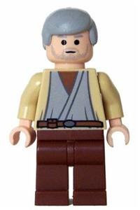 light bluish gray Lego 10 Stück hellgraue Haare 3901 Obi Wan Kenobi Owen Lars 