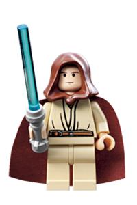 Obi-Wan Kenobi - Young, Light Nougat, Brown Hood and Cape, Tan Legs sw0173