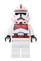 Clone Trooper Episode 3, red markings, white hips shock trooper - sw0189