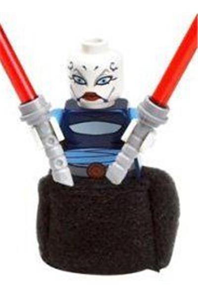 Nouveau LEGO-Torse-Star Wars-Asajj Ventress Bleu foncé x 1-7676 Destroyer