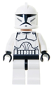 Clone Trooper Clone Wars with dark bluish gray helmet antenna / rangefinder - sw0200