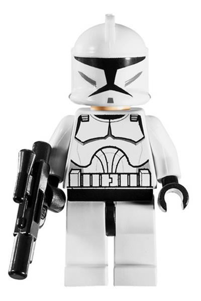 Lego Star Wars Clone Trooper Clone Wars Figurine Avec Blaster SW0201 