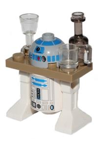 R2-D2 Minifigure - R2-D2 with serving tray - sw0217a