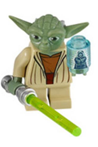 LEGO Minifigur Star Wars Figur Yoda aus 7964 8018 