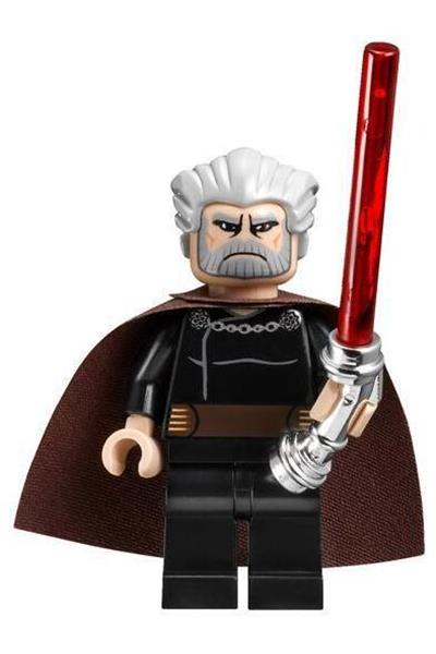 Lego Star Wars Count Dooku sw0224 Figur Minifigur aus Set 7752 9515 