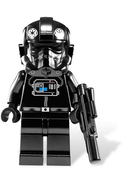 sw0268a à motifs Head Lego Star Wars FIGURINE-TIE Fighter Pilot 