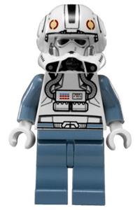 Clone pilot, Episode 3 with open helmet and white head sw0281