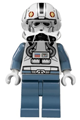 Clone Pilot, Episode 3 with Open Helmet and White Head - sw0281