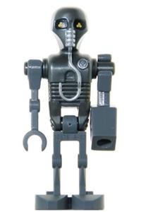 2-1B Medical Droid Minifigure - Medical droid, 2-1B model, wearing a badge with a letter 'T' pattern - sw0282