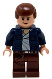 Han Solo, Reddish Brown Legs with Holster Pattern, Open Jacket sw0290