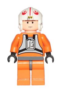 Luke Skywalker - Light Nougat, X-Wing Pilot Suit, Detailed Torso and Helmet sw0295