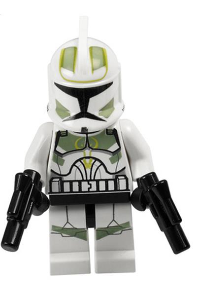 LEGO Clone Trooper Star Wars Horn Company Phase 1 Sand Green Minifigure Inv  89