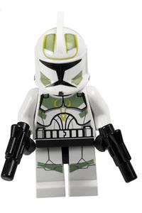 LEGO Star Wars Green Clone Trooper Horn Company Minifigure 7913 SW0298 for sale online 