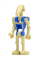 Battle droid pilot with blue torso with tan insignia - sw0300