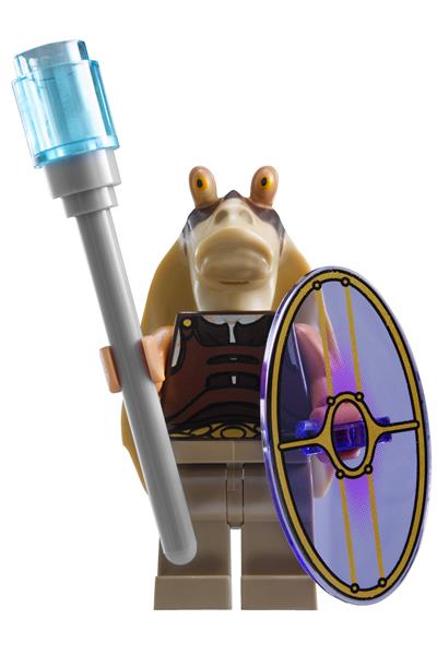 Lego SW0302 Star Wars Minifigura 7929 9509-3 Gungan soldado 