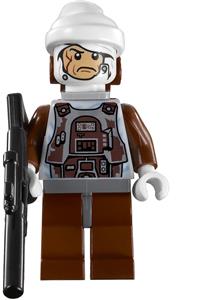 Dengar Minifigure - Dengar with a light bluish gray torso - sw0350