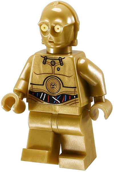 Star Wars C3PO Minifigure Plain Statue Lower NEW Lego Pearl Gold MINIFIG LEGS 