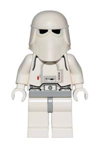 Snowtrooper, light bluish gray hips, white hands, printed head sw0428