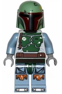 Boba Fett Minifigure - Boba Fett with a balaclava head - sw0431