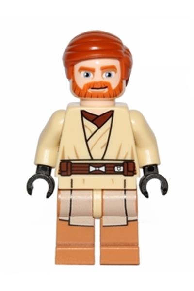 Wan Kenobi Torso Oberkörper für Minifigur sw0234 Neu 973pb0361c01 Lego Obi 