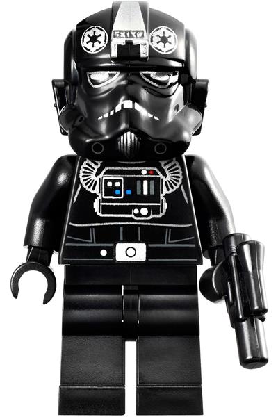 Lego Star Wars Minifigure Imperial TIE Bomber Pilot w/Blaster 75008 BP8 