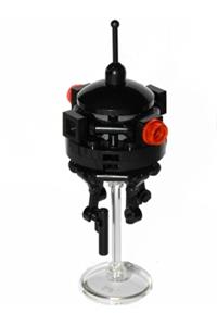 Imperial Probe Droid Minifigure - Imperial Probe Droid with a trans-clear dish stand and a lever on top - sw0459