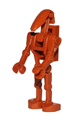 Battle Droid Dark Orange with Back Plate - sw0467b