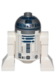 R2-D2 with flat silver head, dark blue printing, lavender dots, small receptor - sw0527a