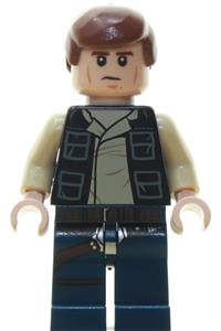 Han Solo, Dark Blue Legs, Vest with Pockets sw0539