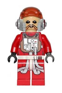 Ten Numb Minifigure - Ten Numb wearing a red jumpsuit - sw0556