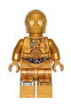 C-3PO with printed legs featuring a robot limiter/restraining bolt - sw0561
