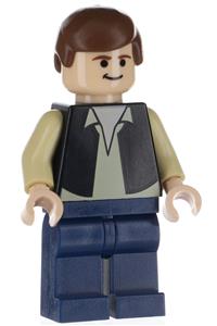Han Solo with black vest and dark blue legs sw0601