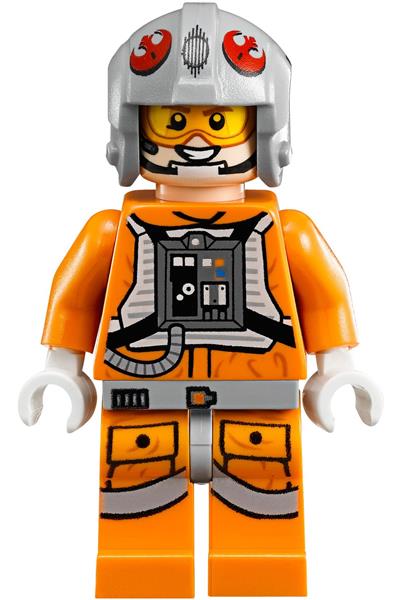 LEGO Snowspeeder Pilot 75074 Lumière Bleuâtre Gris Casque Star Wars figurine 