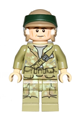 Endor Rebel Trooper 1 wearing olive green outfit - sw0645
