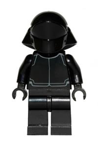 First Order Crew Member Minifigure - First Order Crew Member with reddish brown head, serving as a fleet engineer or gunner - sw0654